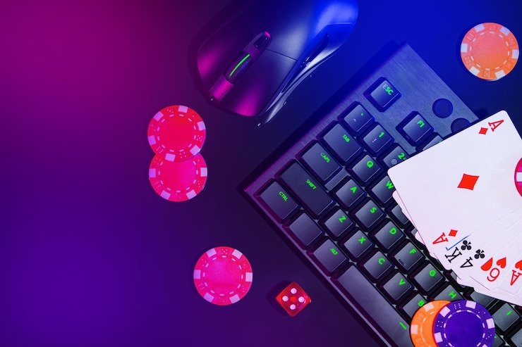Layar saldo virtual dan taruhan dalam Game Demo crosswords